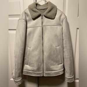 Zara Men’s Sherpa lined coat